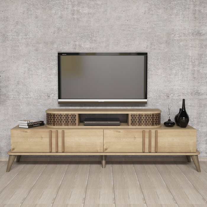 Hanah Home Mueble de TV Eylul - Roble